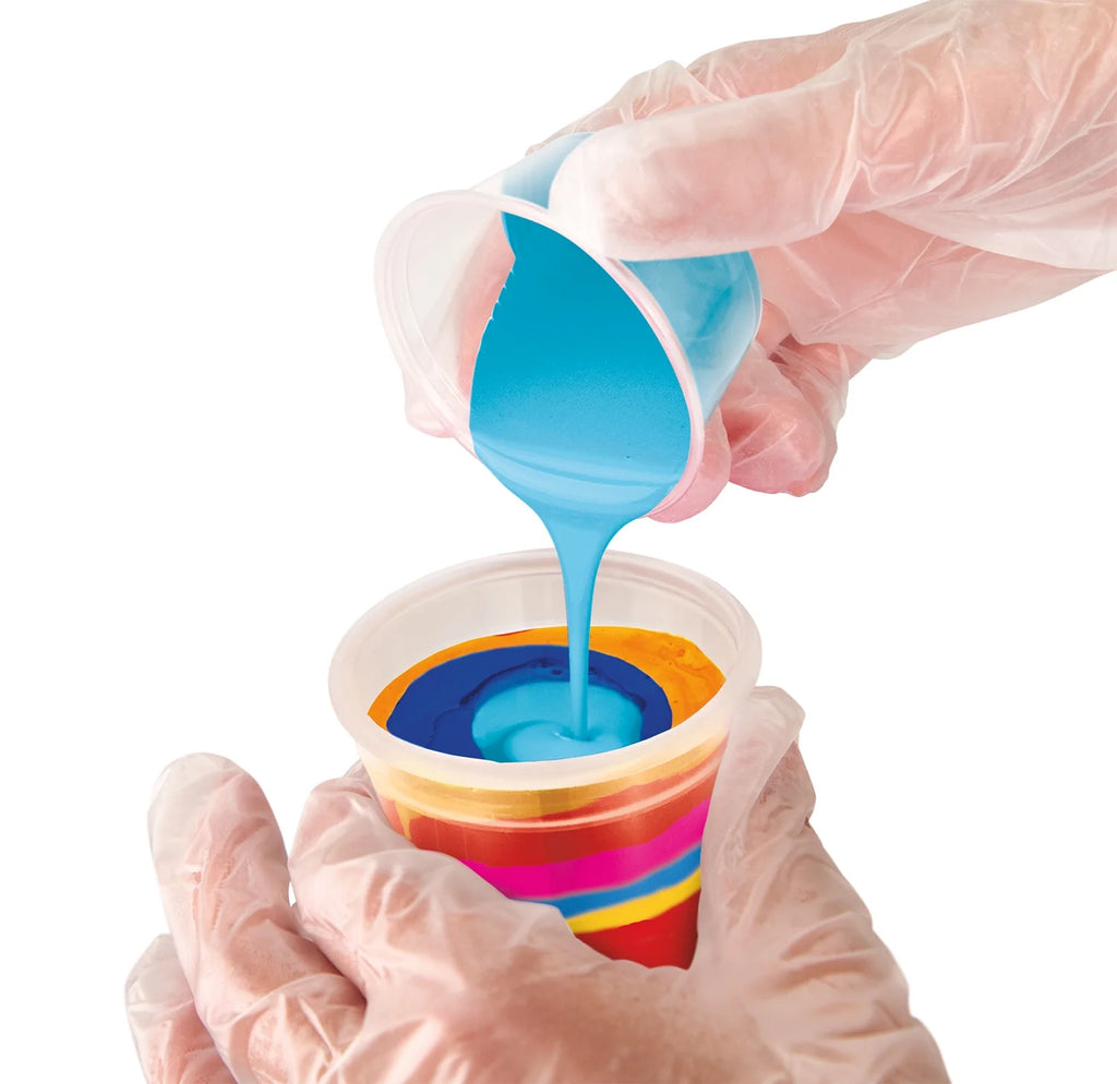 Ocean Sunset Acrylic Paint Pouring Art Activity Kit G7387