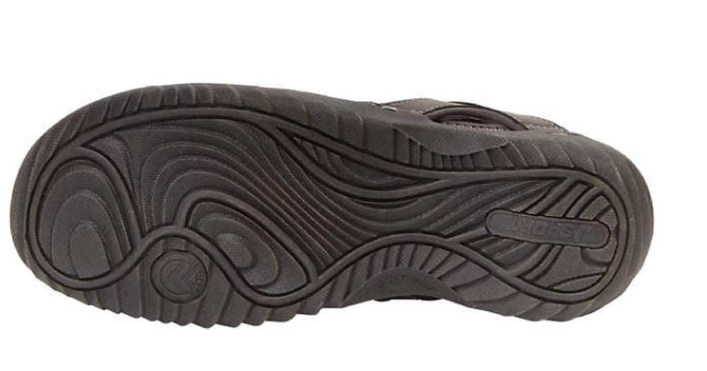 Charcoal Gray Walking Sandals T84667