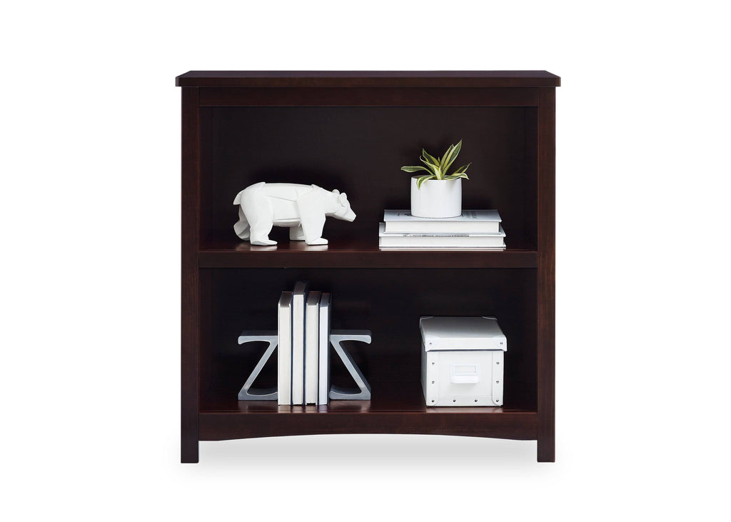 Bianca White 2-Shelf Bookcase L298838