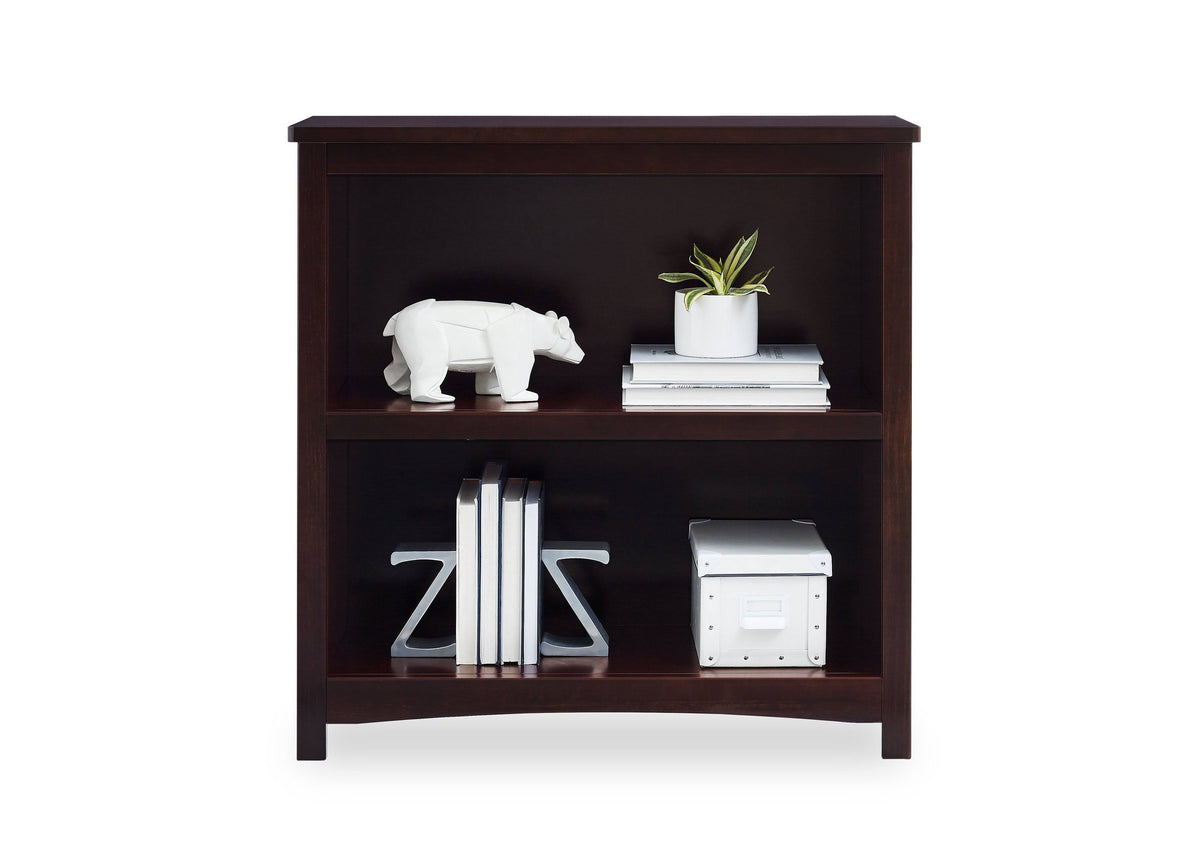 Bianca White 2-Shelf Bookcase L298838