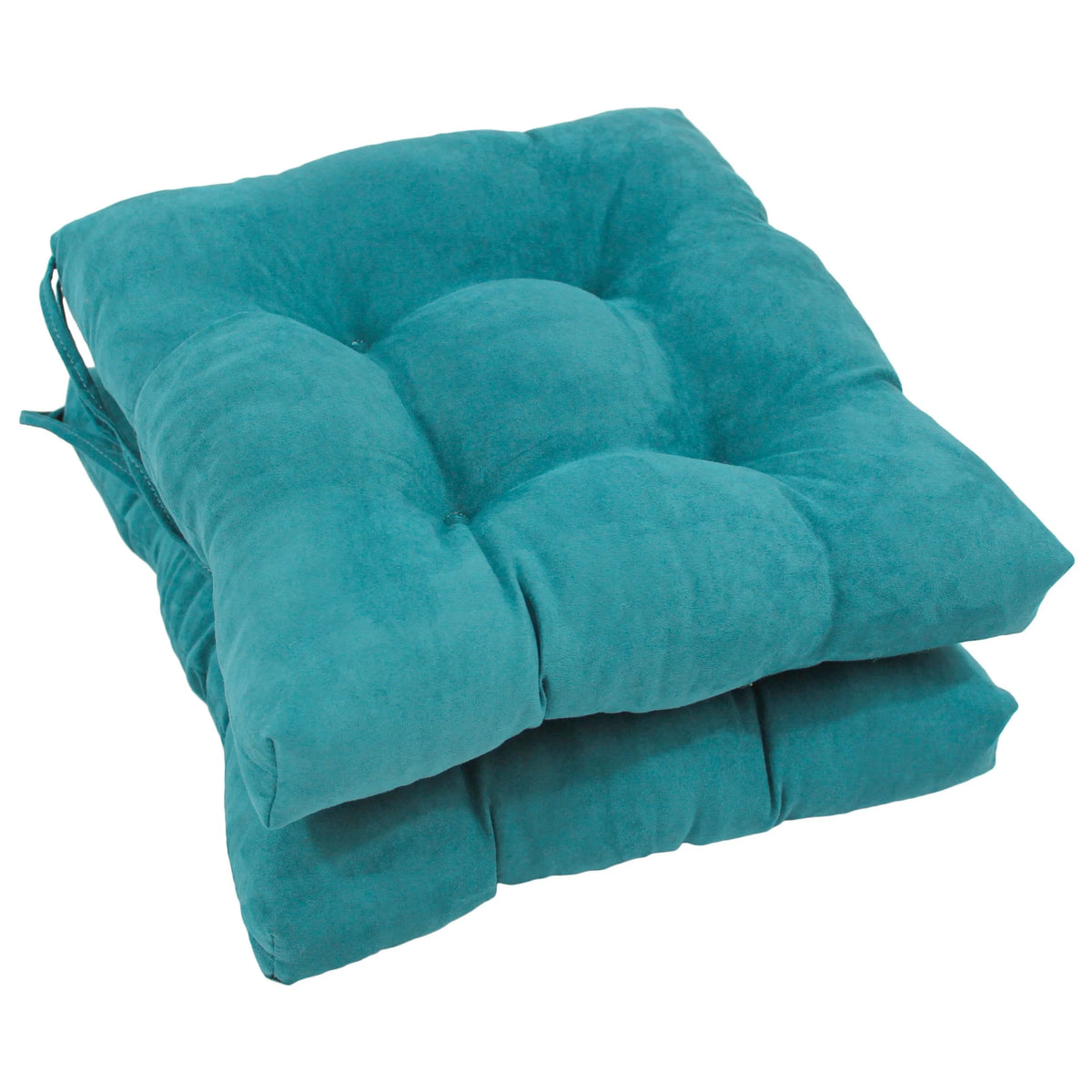 Sage Green Microsuede Chair Cushions Set of 4 X7356