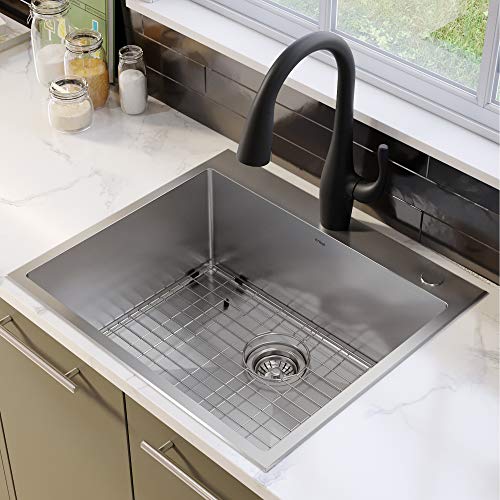 22-inch Drop-In 16 Gauge Stainless Steel Single Bowl Utility Sink C3718