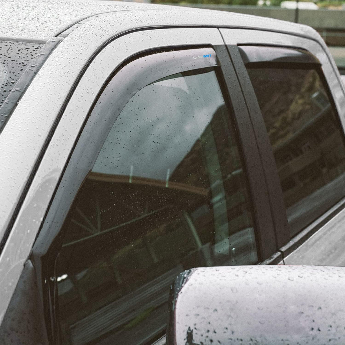 Dark Smoke 4pcs In-Channel Window Deflectors Q5647