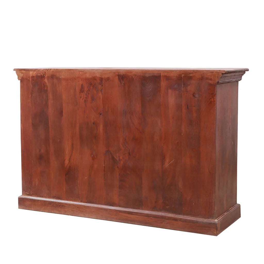 Handcrafted 2-Tone Mango Wood 3-door Sideboard Cabinet B79387