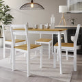 5-Piece Two Tone Wood Dining Table Set G60468