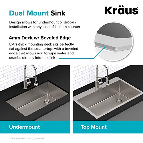 22-inch Drop-In 16 Gauge Stainless Steel Single Bowl Utility Sink C3718