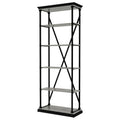 Antique Gray/Black Bookcase L58898