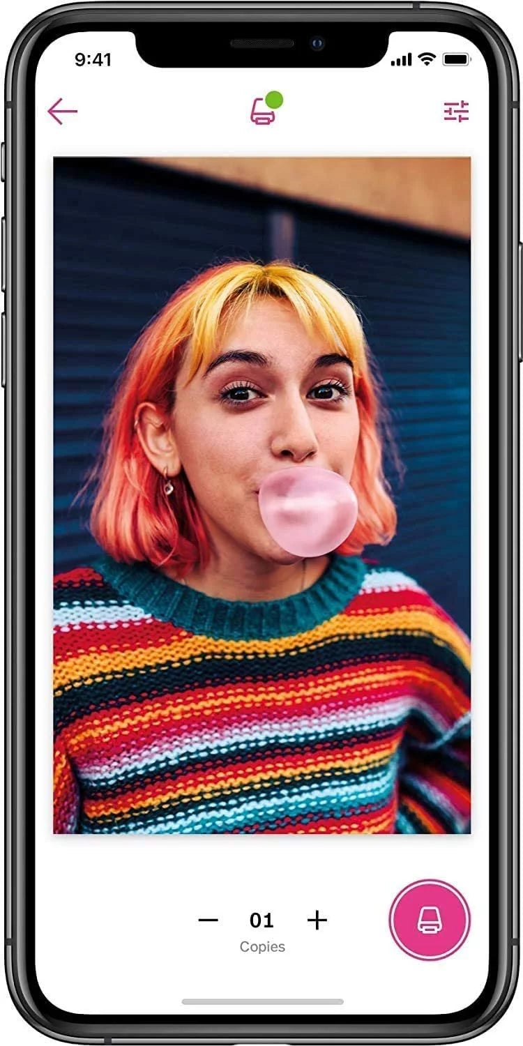 Bluetooth Connected 2x3 Pocket Phone Photo Printer W709324