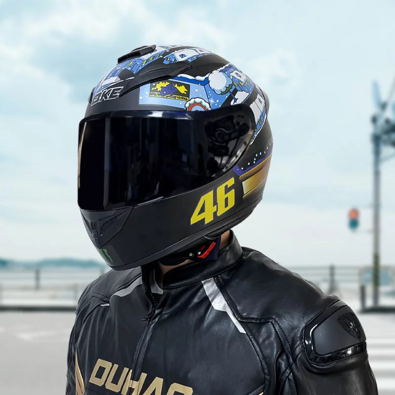 Full Face Motorcycle Helmet Offroad Dirt Bike Motocross I771