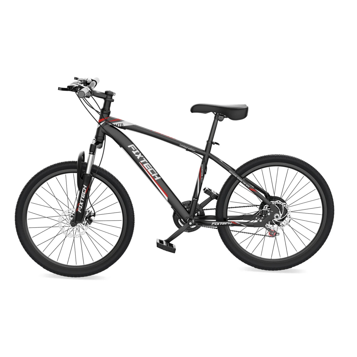 26 inch Mountain Bike 21 Speed Dual Disc Brake Front Suspension P6132