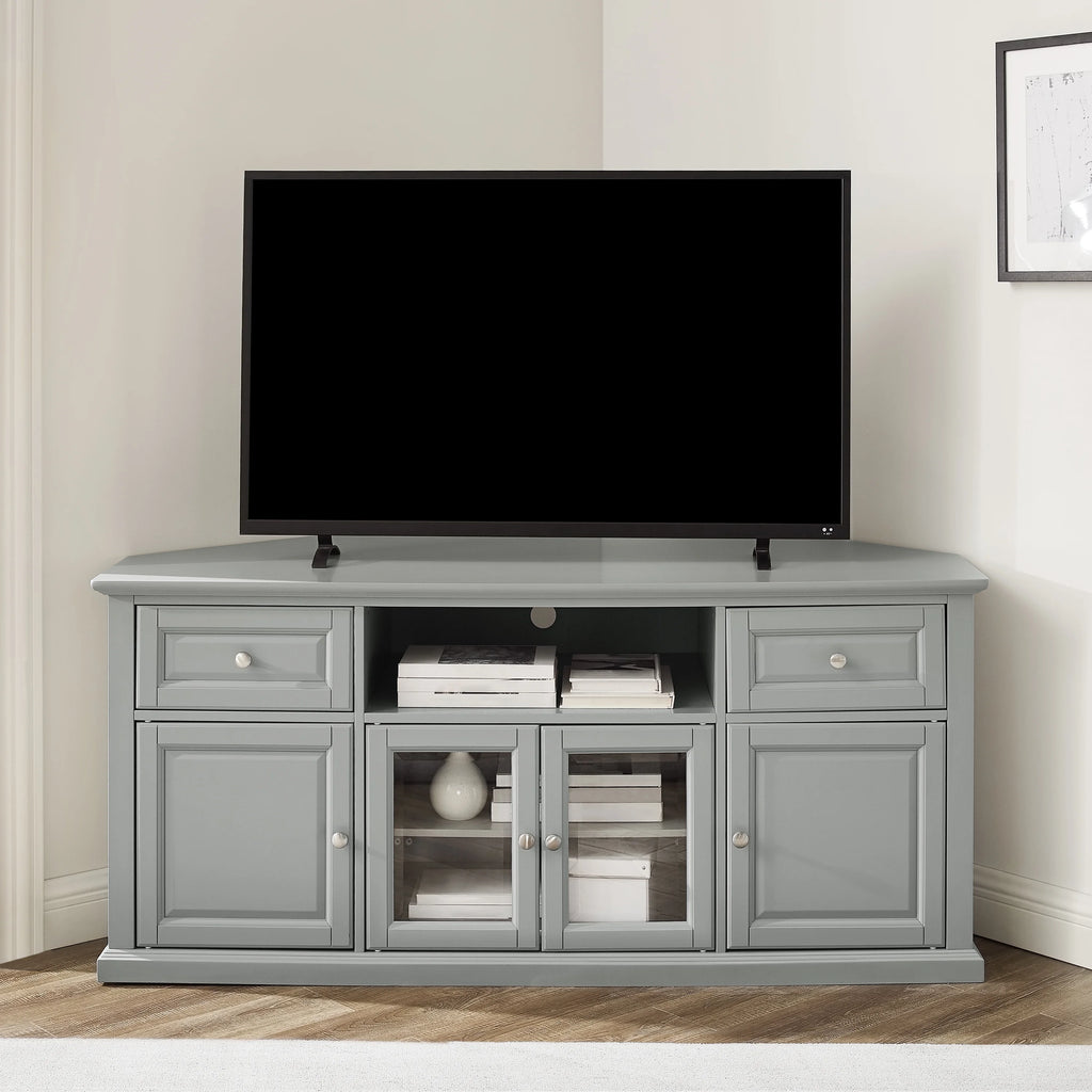 Gray Wood TV Stand R5907