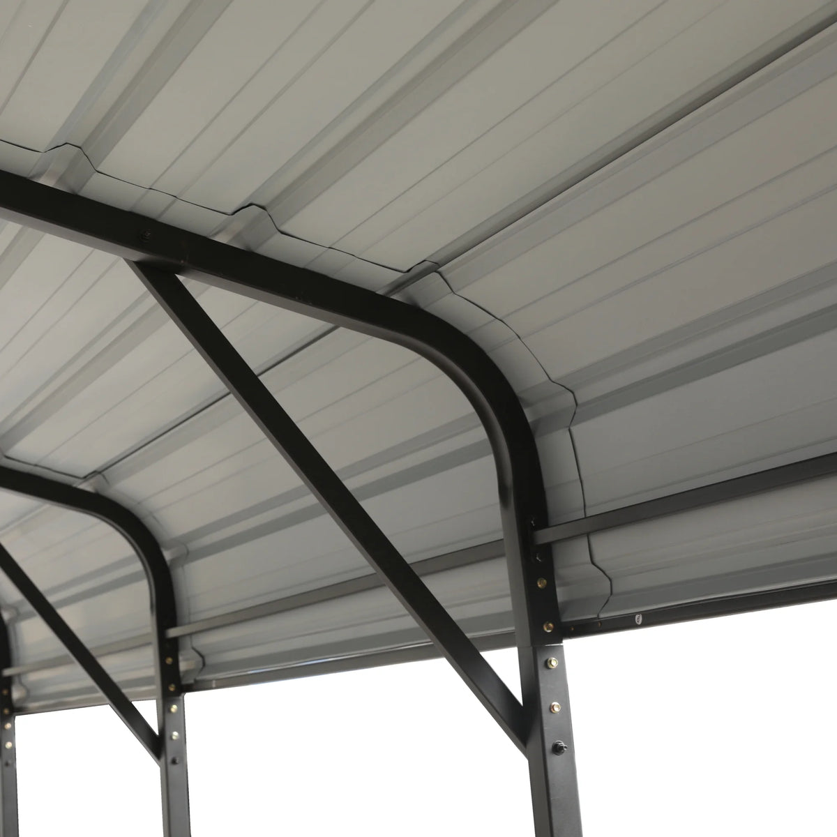 20 x 20 ft Metal Carport with Galvanized Steel Roof H583