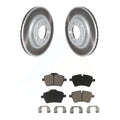 Front Coated Disc Brake Rotors And Ceramic Pads Kit N430775