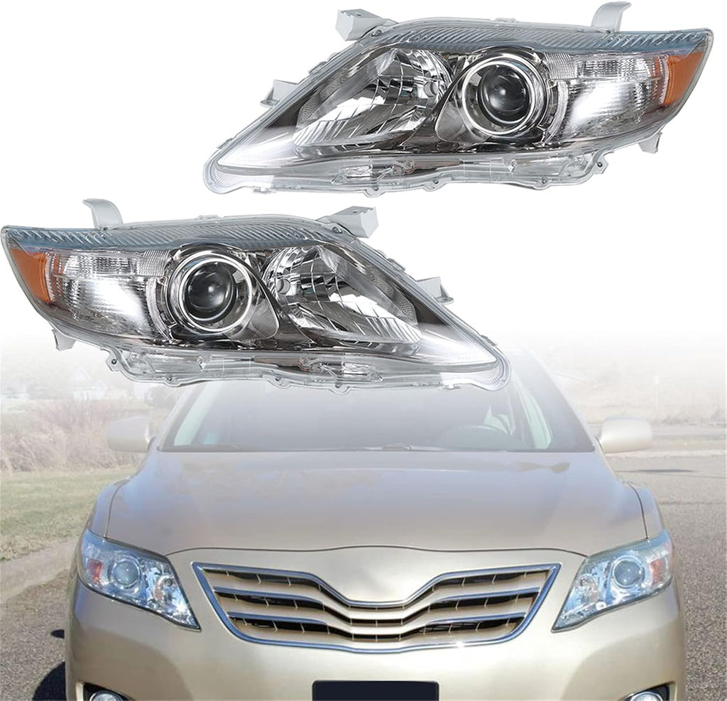 Headlights Pair for 2010 2011 Toyota Camry SE F5810