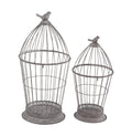 Bird Cage Candle Lanterns, Set of 2 S51071