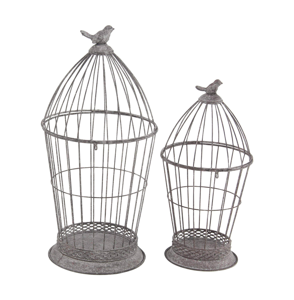 Bird Cage Candle Lanterns, Set of 2 S51071