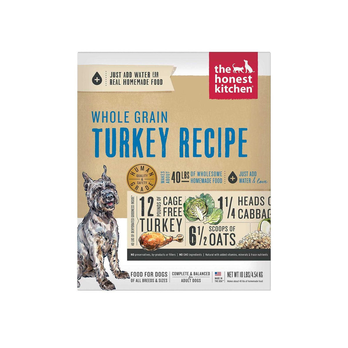 Dehydrated Whole Grain Dog Food Turkey A733798