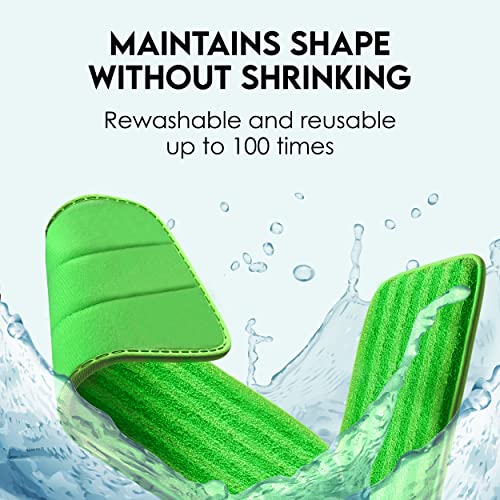 Microfiber Mop Pads 4 Pack Reusable Washable Cloth Mop Head 18 Inch Z88220