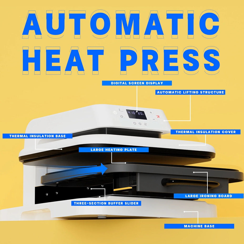 1500W 15"x15" Auto Heat Press Machine I958