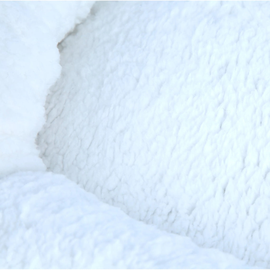 Ultra-Soft Fleece Dog & Cat Bed, Small, Brown O71593