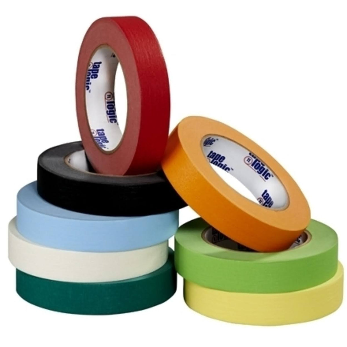 1x22 x 60 yds Yellow Masking Tape, 12/Case U4411