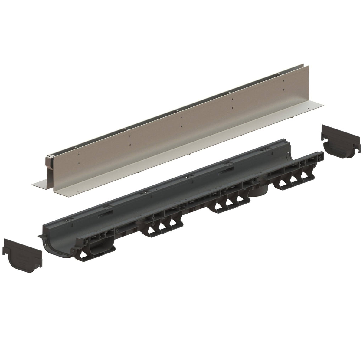 Stainless Steel 6 inch Slot Drain System U50325