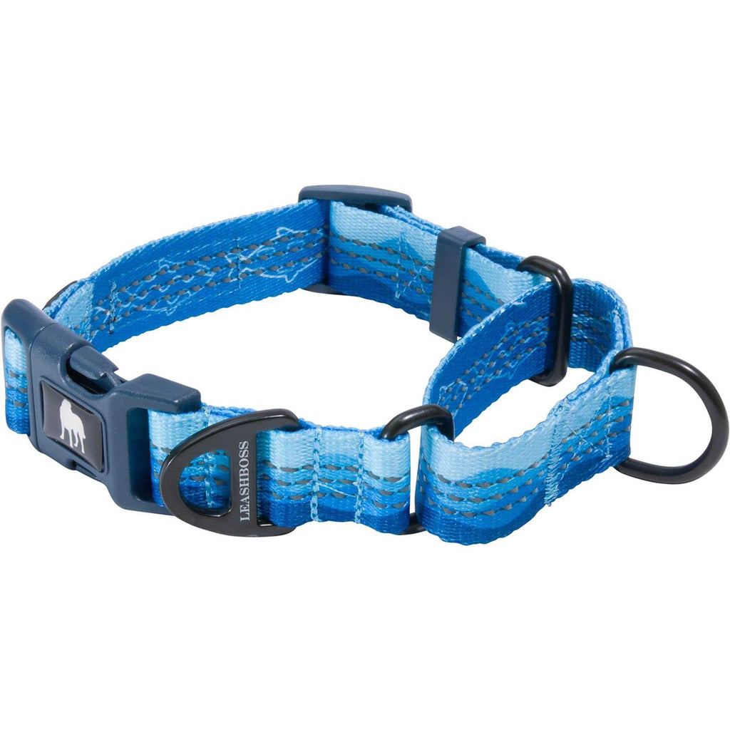 Patterned Fabric Martingale Dog Collar E27690