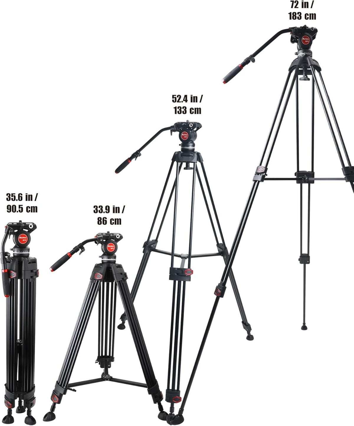72 Inch Heavy Duty Tripod with Fluid Head R206696