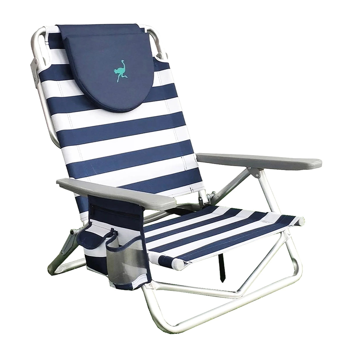 Stripped Blue Beach Chair V814604