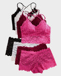 Lace Bralette & Panty Bundle W81090