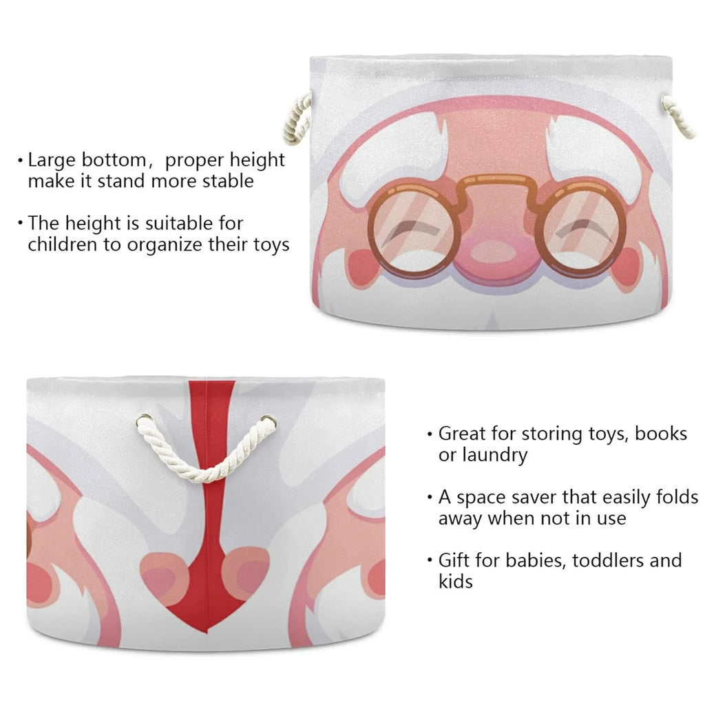 Large Collapsible Storage Basket with Handle N111