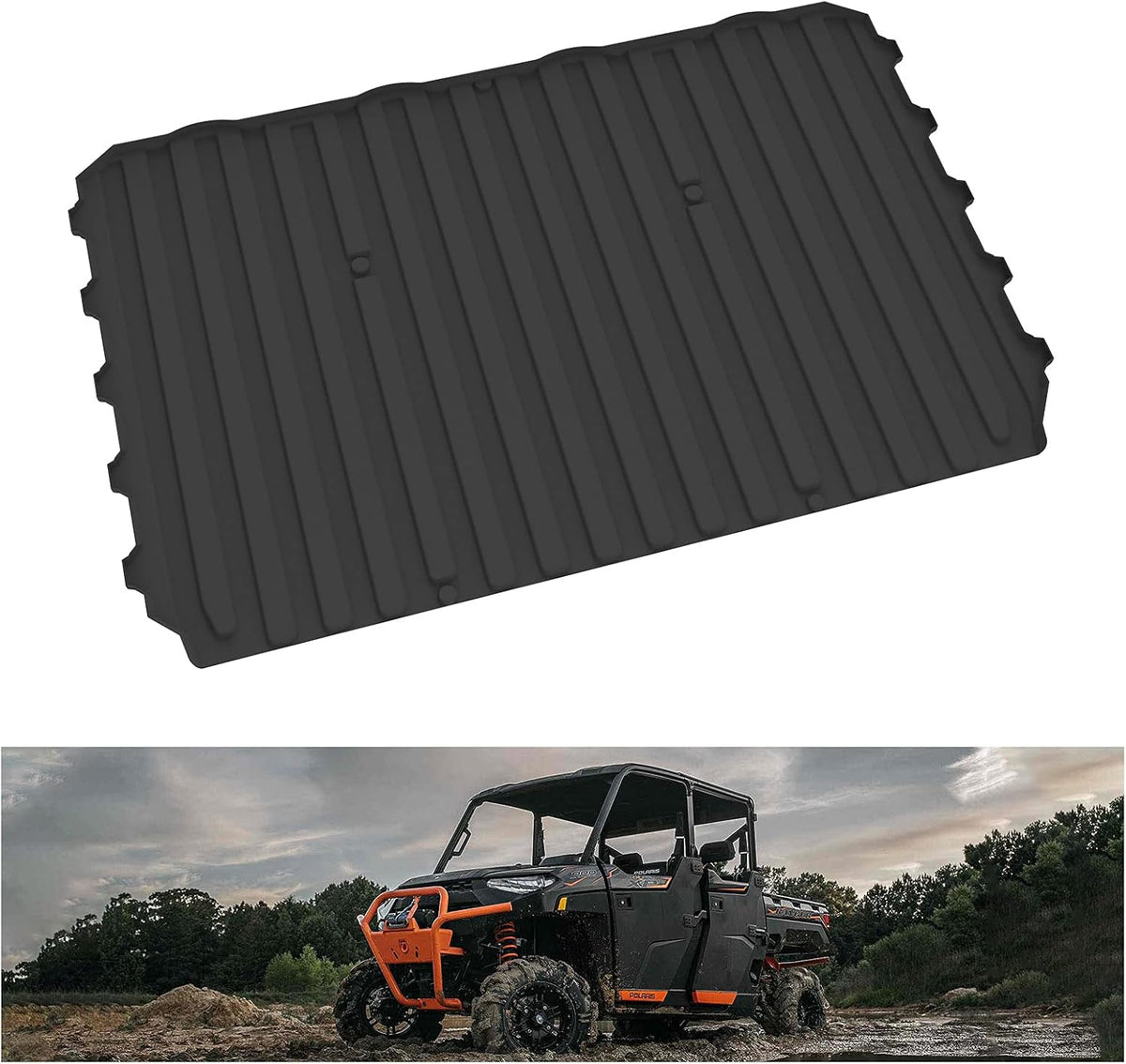 TPE Cargo Bed Mat Liner Black Z67852