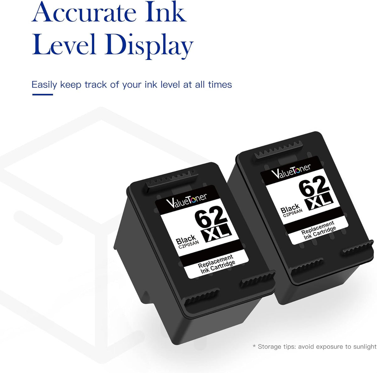 2 Black Ink Cartridge Pack of 2 D4200