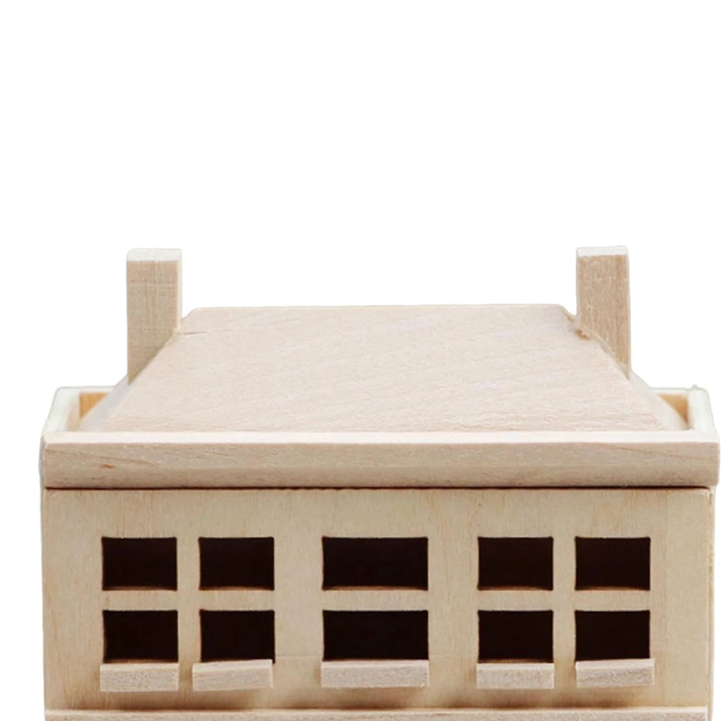 1/12 Dollhouse Villa House Handcraft Unpainted Miniature E104976