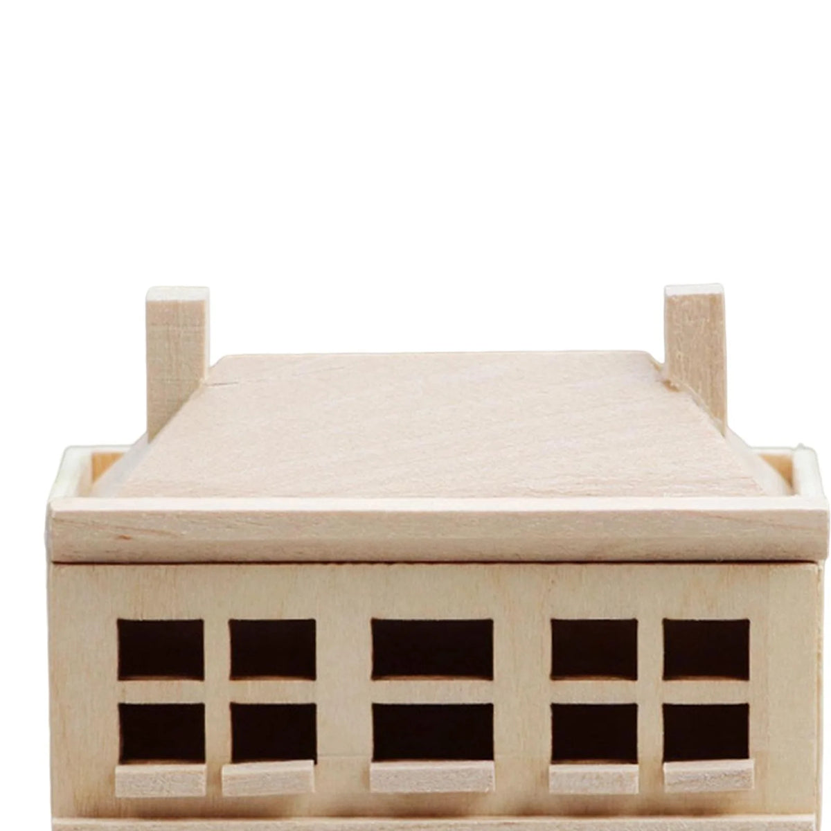 1/12 Dollhouse Villa House Handcraft Unpainted Miniature E104976