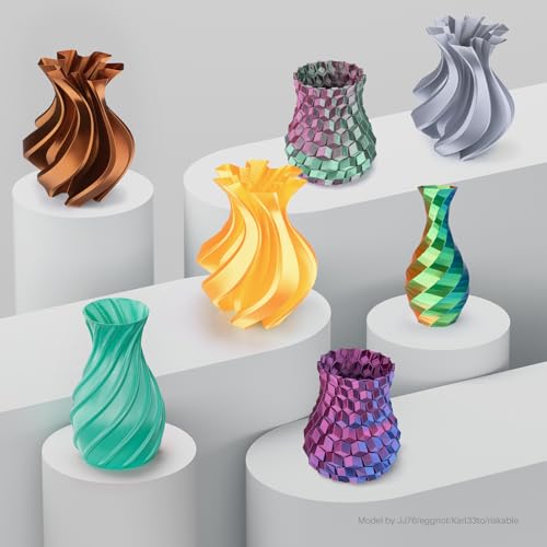 Silk PLA Filament 1.75mm Dual Color Blue Green 1KG F236197