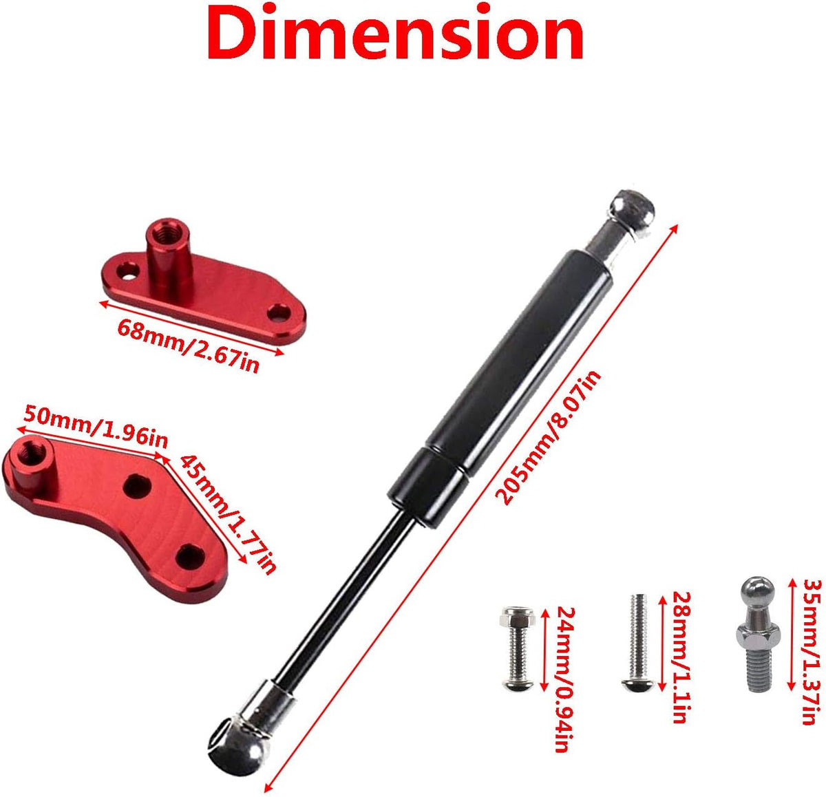 Red Door Opener Kits Door Shocks Struts G19584