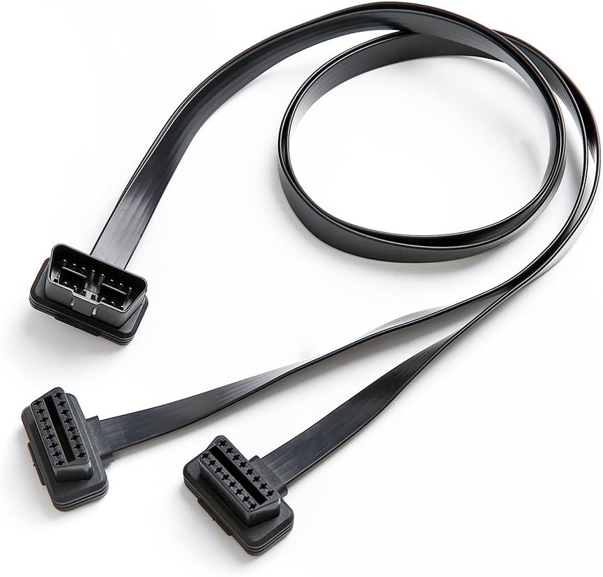OBD2 16 Pin Splitter Extension Cable Adapter 10 Pack T641343