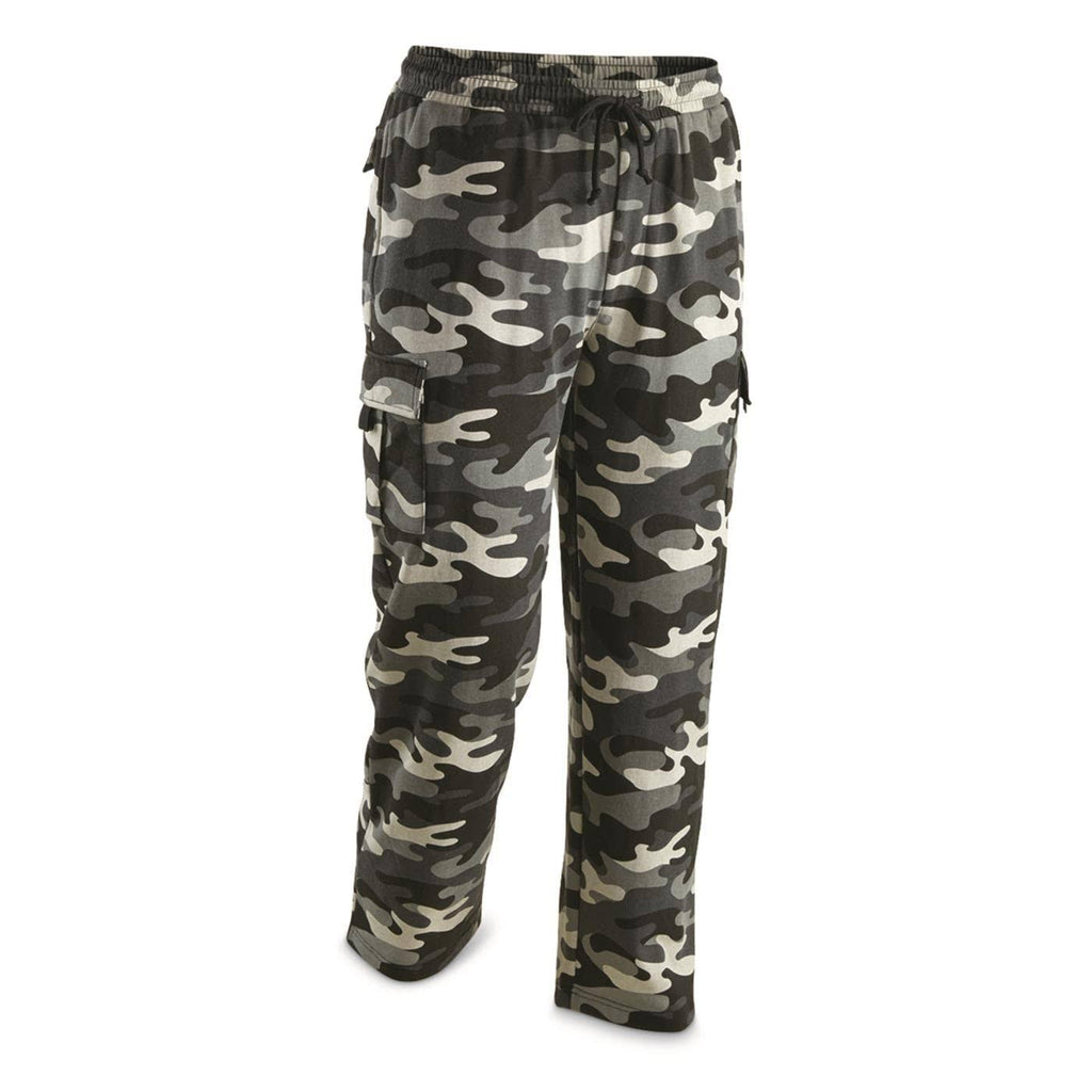 Gray Camo Cargo Sweatpants N870212