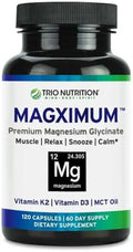 Magnesium Glycinate Vitamin D3 K2 MCT Oil Supplement Y376