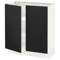 White Base Cabinet with Shelves and 2 Doors C29418
