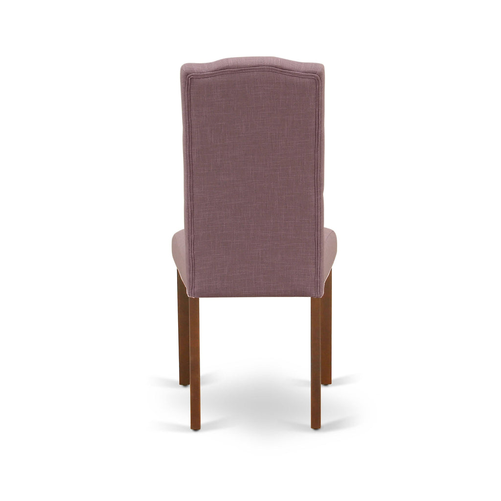 5pc Dining Set with Round Dinette Table and Four Parson Chairs O7823