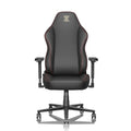 Black PU Leather Ergonomic Gaming Chair with Lumbar Support L6512