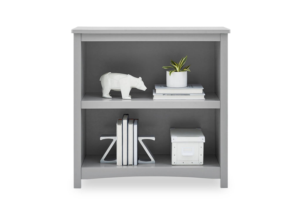 Bianca White 2-Shelf Bookcase L298838