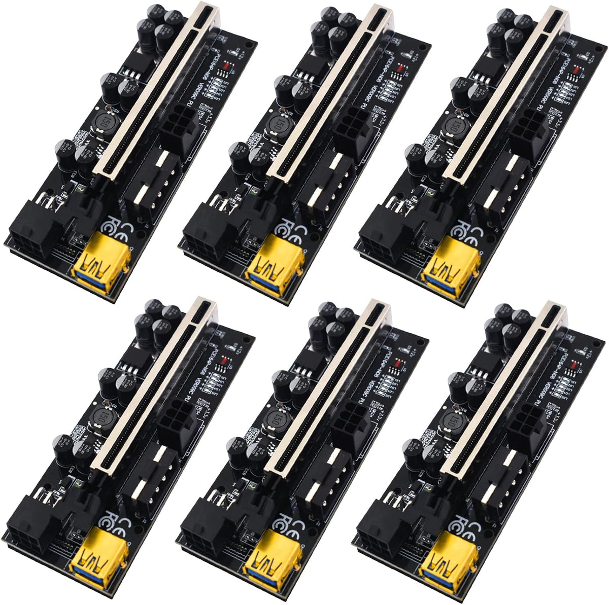 6PCS USB 3.0 PCI-E Riser Card B268