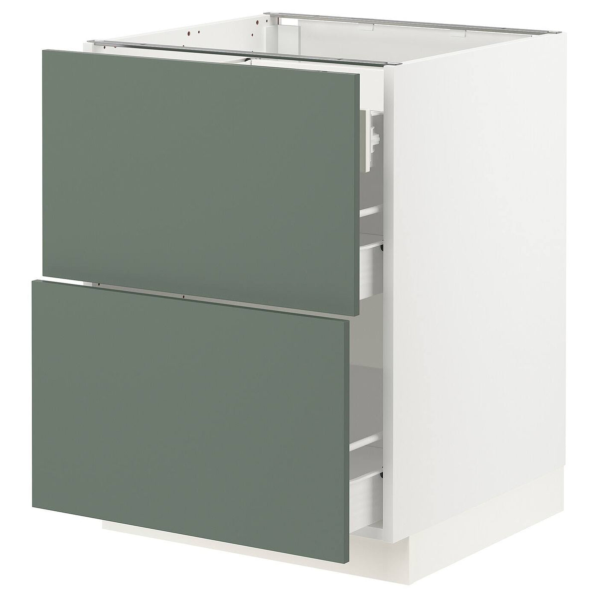 White 3 Drawer Base Cabinet U5758
