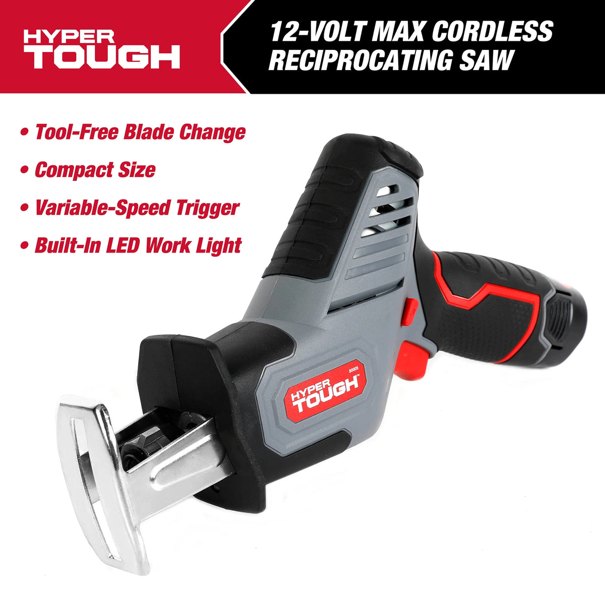 12V Max Lithium-Ion Compact Reciprocating Saw with Battery and Charger H759