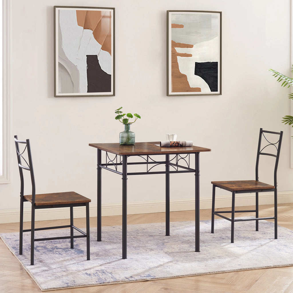 Dining Room Set for 2 with Chairs Z444