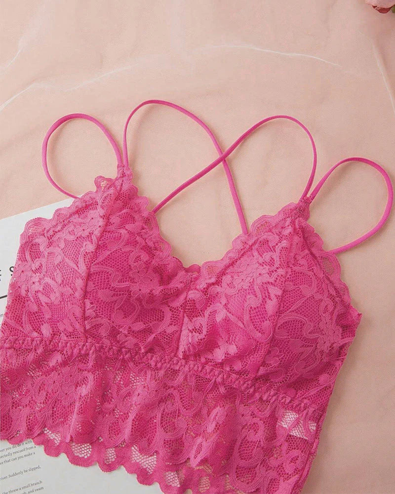Lace Bralette & Panty Bundle W81090