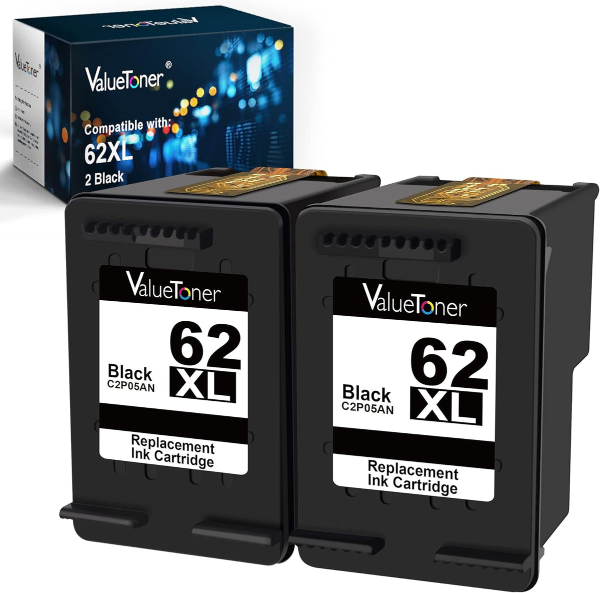 2 Black Ink Cartridge Pack of 2 D4200